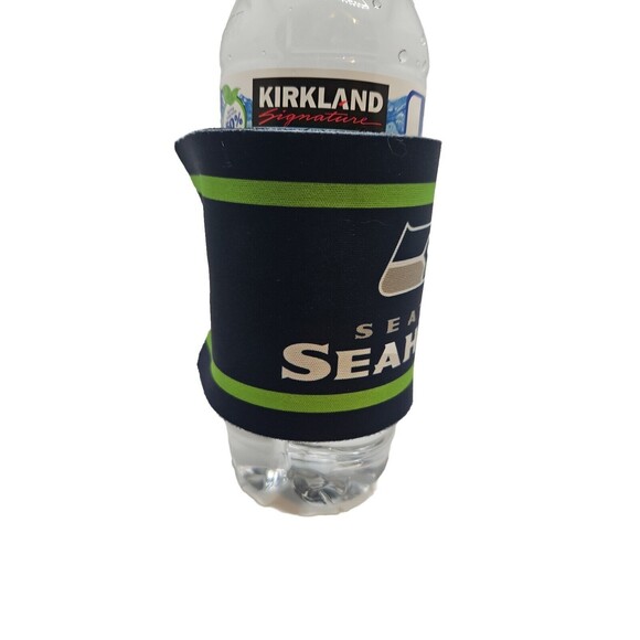 Seattle Seahawks Beverage Insulator Coozie Can Bottle Retractable Beer Drink - Picture 5 of 7